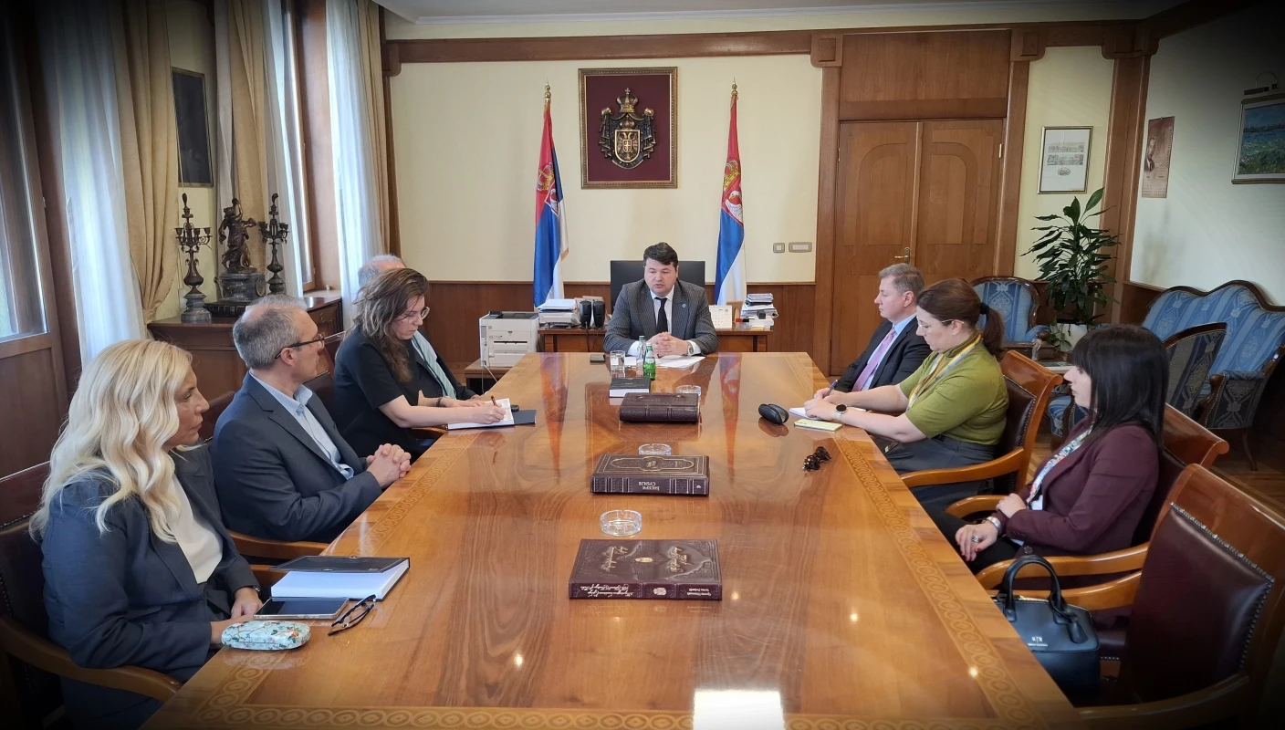 Састанак са шефом Канцеларије Савета Европе у Београду