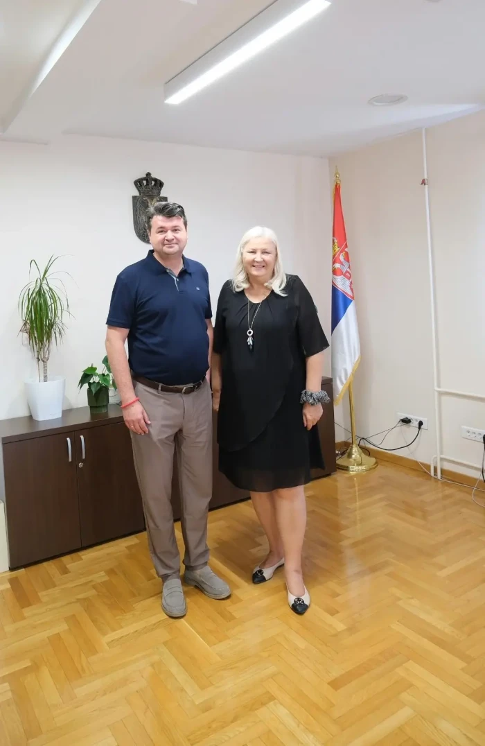 Председник Уставног суда др Владан Петров и државни правобранилац Оливера Станимировић