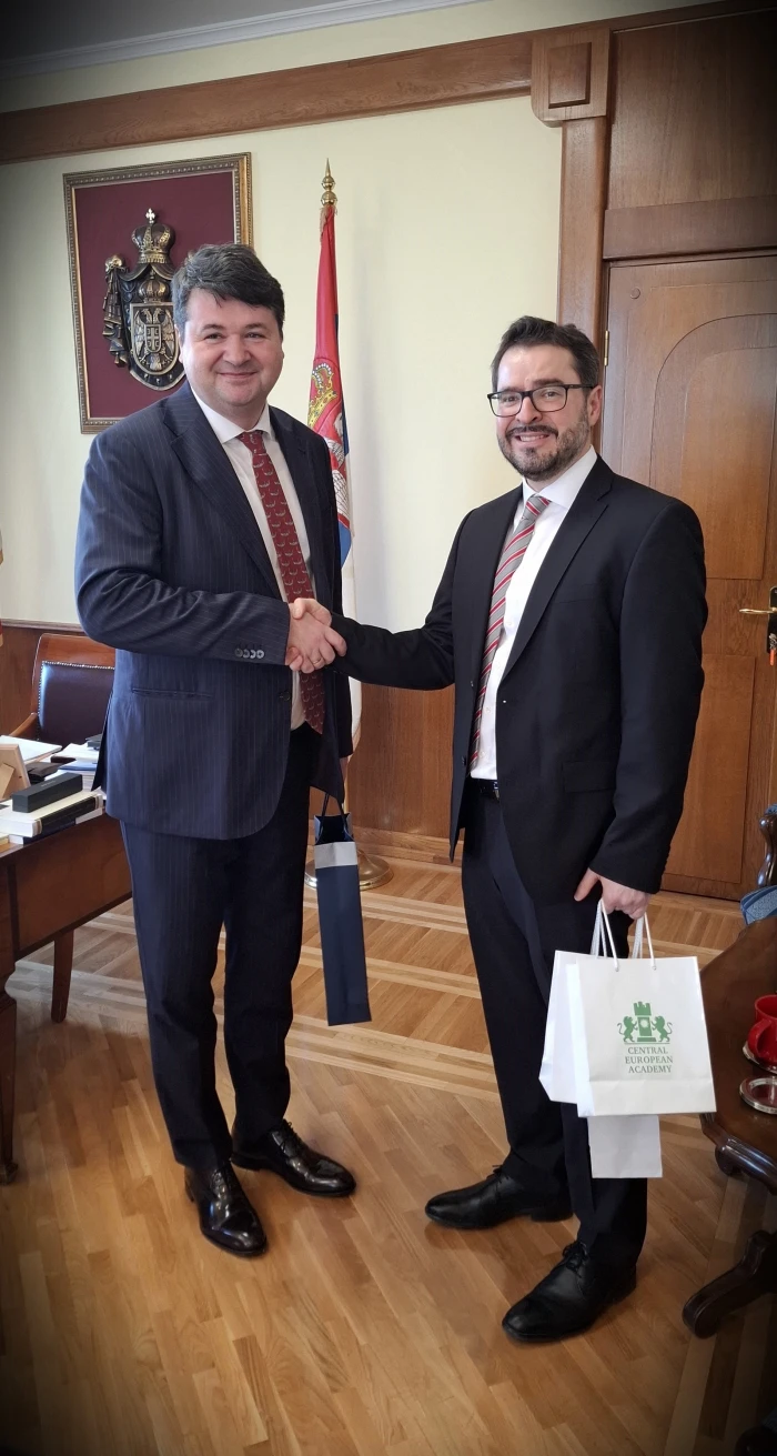 Председник Уставног суда и проф. др János Ede Szilágyi, директор за стратешка питања Централноевропске академије