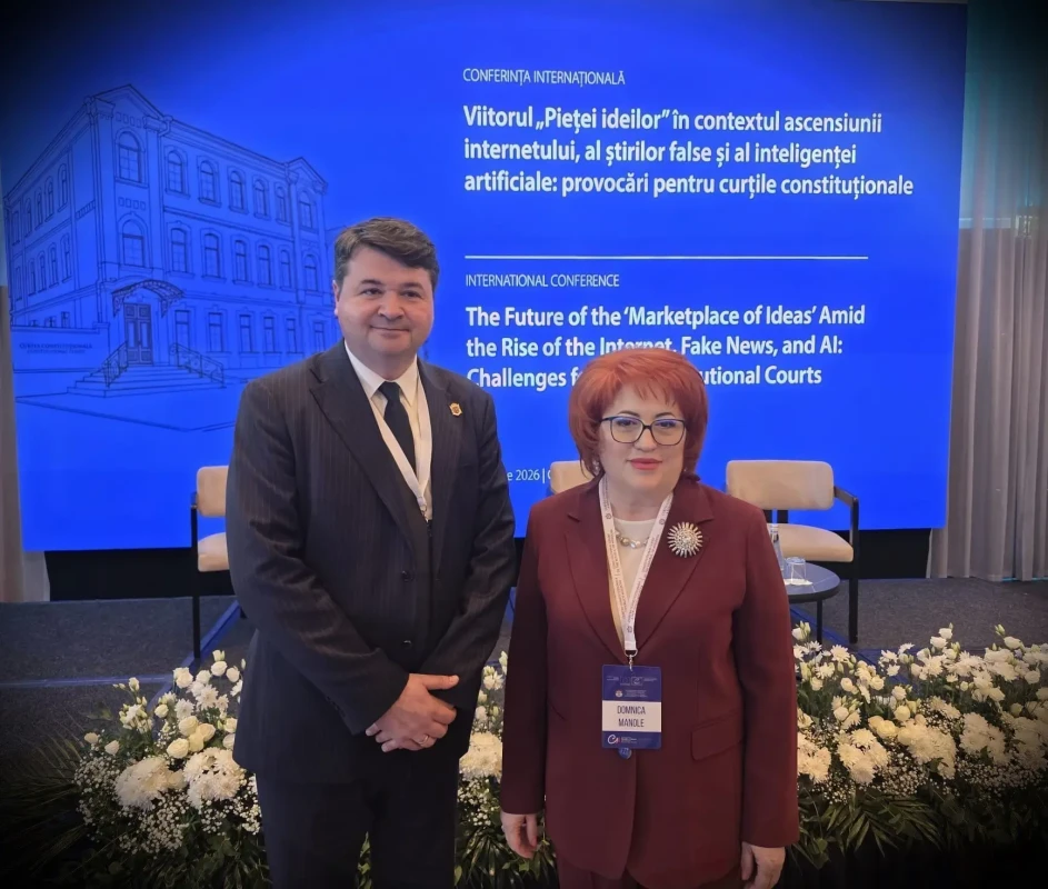 Председник Уставног суда др Владан Петров и председница Уставног суда Републике Молдавије Domnica Manole