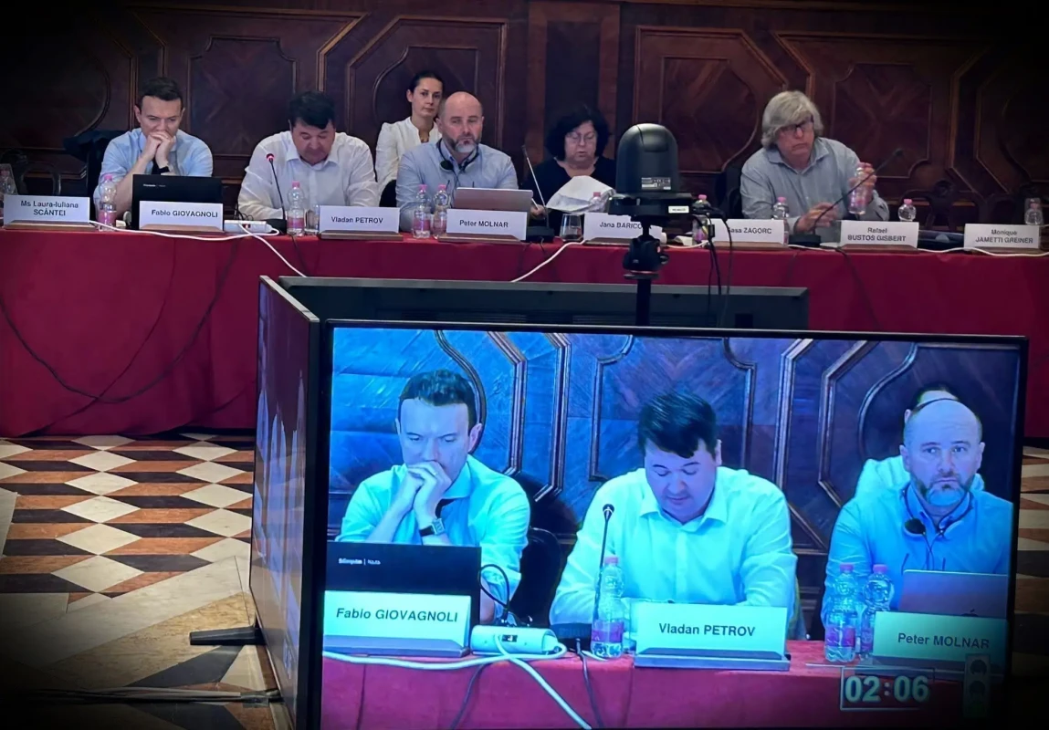Судија Петров на пленарној седници Венецијанске комисије